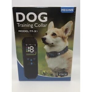 MEGWR Dog Training Collar With Remote, Model TF-XI, 2500ft, 4 Modes ~ NEW SEALED